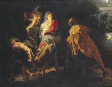 Peter Paul Rubens Die Flucht nach Agypten oil painting image